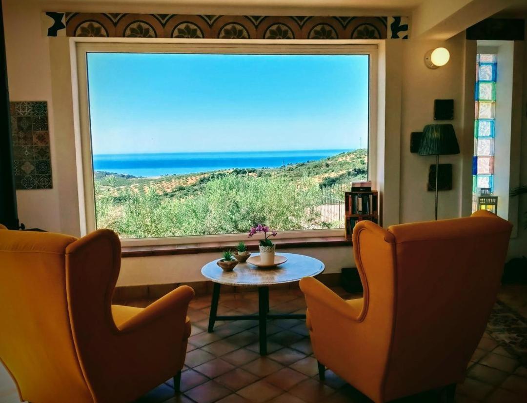 Villa Immersa In Oliveto Vista Mare Sciacca Luaran gambar