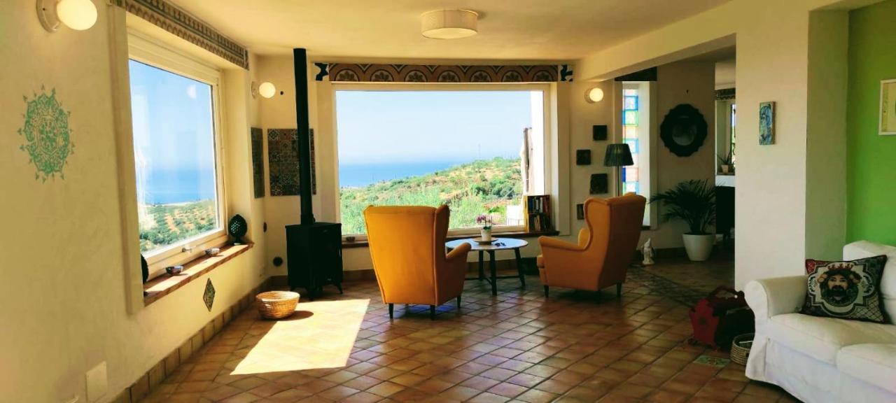 Villa Immersa In Oliveto Vista Mare Sciacca Luaran gambar