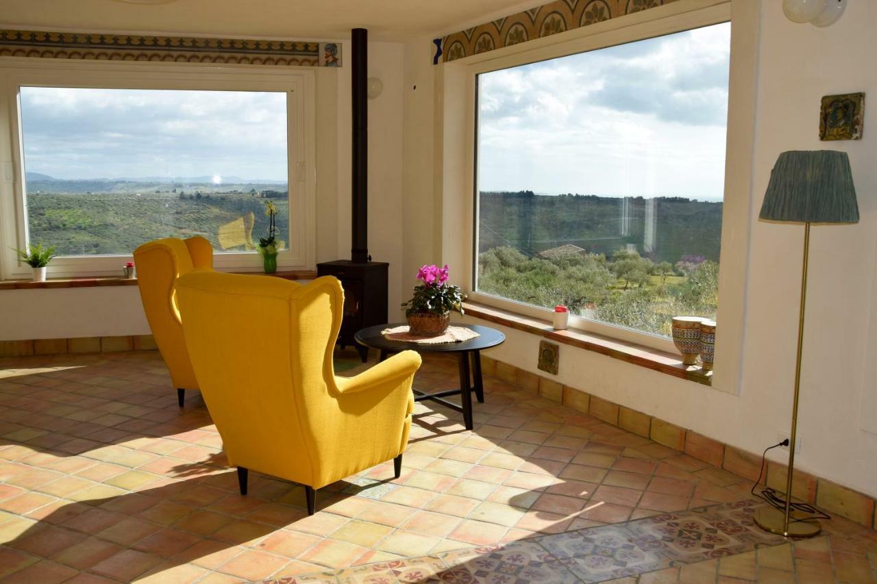 Villa Immersa In Oliveto Vista Mare Sciacca Luaran gambar